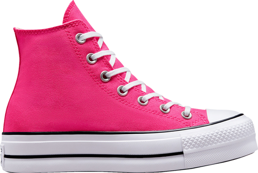 נעלי סניקרס Wmns Chuck Taylor All Star Lift Platform High 'Astral Pink' של המותג קונברס אולסטאר בצבע וָרוֹד עשויות בַּד