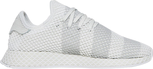 נעלי סניקרס Deerupt 'White Grey' של המותג אדידס בצבע לבן עשויות 