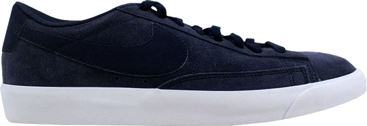 נעלי סניקרס Blazer Low Suede 'Obsidian' של המותג נייקי בצבע כְּחוֹל עשויות 