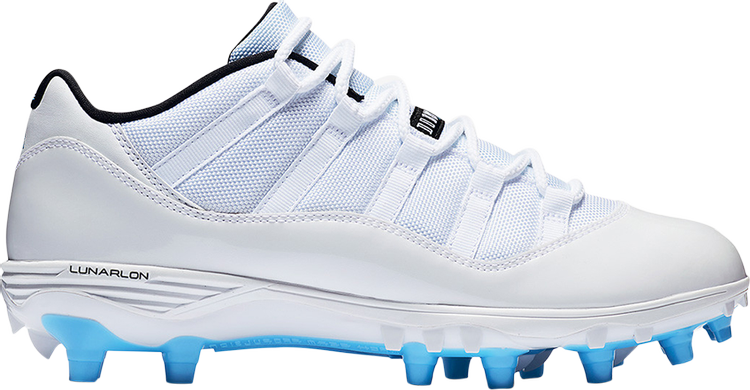 נעלי סניקרס Air Jordan 11 Retro Low Cleat 'Columbia' של המותג נייקי בצבע כְּחוֹל עשויות 