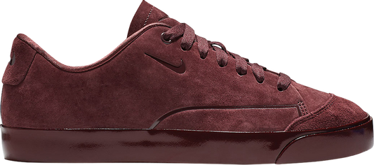 נעלי סניקרס Wmns Blazer City Low Suede 'Burgundy ' של המותג נייקי בצבע אָדוֹם עשויות 
