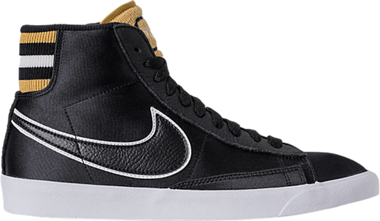 נעלי סניקרס Wmns Blazer Mid Premium 'Black Wheat' של המותג נייקי בצבע שָׁחוֹר עשויות 