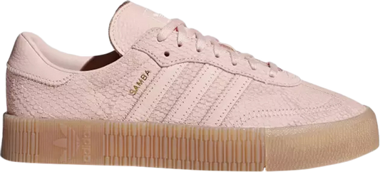 נעלי סניקרס Wmns Samba Rose 'Icey Pink' של המותג אדידס בצבע וָרוֹד עשויות 