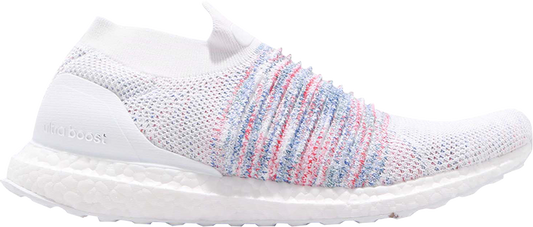 נעלי סניקרס UltraBoost Laceless 'White Multi-Color' של המותג אדידס בצבע לבן עשויות ניילון פוליאסטר Primeknit