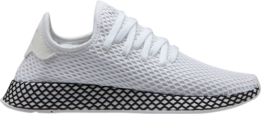 נעלי סניקרס Deerupt Runner 'White Black' של המותג אדידס בצבע לבן עשויות 