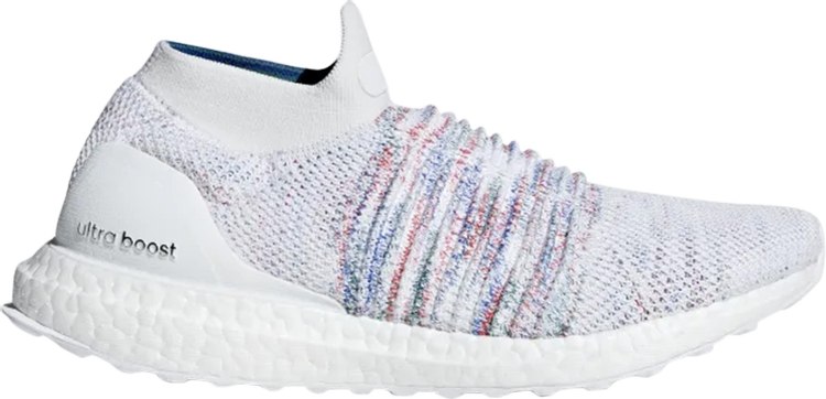 נעלי סניקרס Wmns Ultraboost Laceless 'White Multicolor' של המותג אדידס בצבע לבן עשויות ניילון פוליאסטר Primeknit