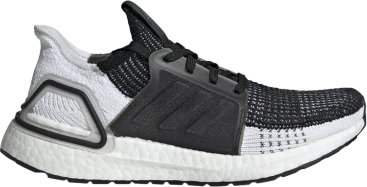 נעלי סניקרס Wmns UltraBoost 19 'Oreo' של המותג אדידס בצבע שָׁחוֹר עשויות ניילון פוליאסטר Primeknit 360