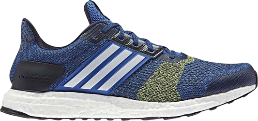 נעלי סניקרס UltraBoost ST 'Blue White' של המותג אדידס בצבע כְּחוֹל עשויות 