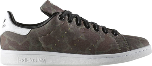 נעלי סניקרס Stan Smith 'Duck Camo' של המותג אדידס בצבע שָׁחוֹר עשויות 