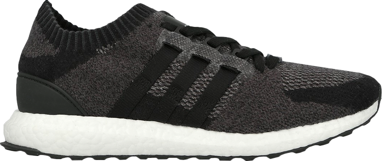 נעלי סניקרס EQT Support Ultra Primeknit 'Core Black' של המותג אדידס בצבע שָׁחוֹר עשויות 