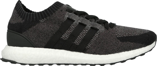 נעלי סניקרס EQT Support Ultra Primeknit 'Core Black' של המותג אדידס בצבע שָׁחוֹר עשויות 