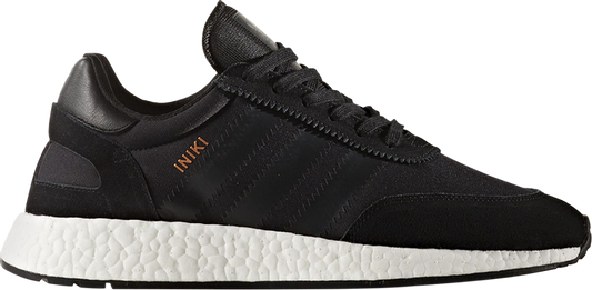 נעלי סניקרס Iniki Runner 'Core Black' של המותג אדידס בצבע שָׁחוֹר עשויות 