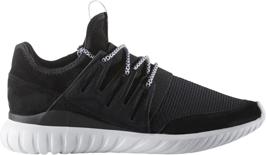 נעלי סניקרס Tubular Radial 'Core Black' של המותג אדידס בצבע שָׁחוֹר עשויות 