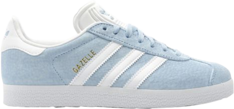 נעלי סניקרס Gazelle 'Clear Sky' של המותג אדידס בצבע כְּחוֹל עשויות 