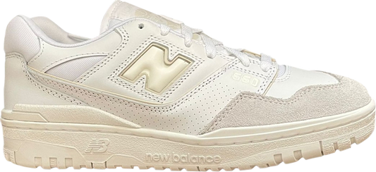 נעלי סניקרס 550 'White' של המותג ניו באלאנס בצבע לבן עשויות עוֹר
