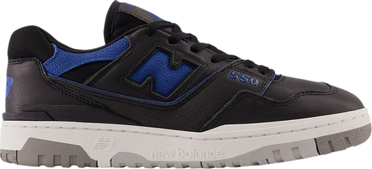 נעלי סניקרס 550 'Black Blue Groove' של המותג ניו באלאנס בצבע שָׁחוֹר עשויות עוֹר