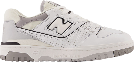 נעלי סניקרס 550 2E Wide 'White Marblehead' של המותג ניו באלאנס בצבע לבן עשויות עוֹר