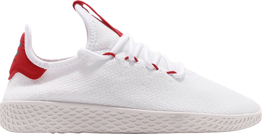 נעלי סניקרס Pharrell Williams x Tennis Hu 'Scarlet' של המותג אדידס בצבע לבן עשויות 