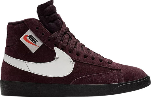 נעלי סניקרס Wmns Blazer Mid Rebel XX 'Burgundy Crush' של המותג נייקי בצבע אָדוֹם עשויות 