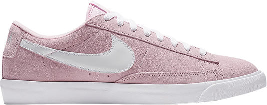 נעלי סניקרס Blazer Low Premium 'Pastel Pink' של המותג נייקי בצבע וָרוֹד עשויות 