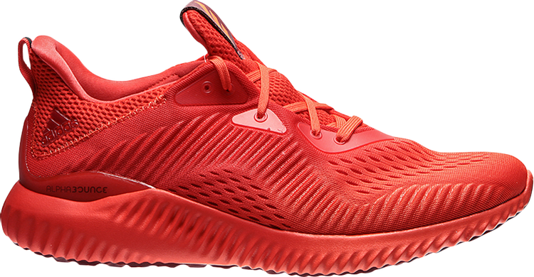 נעלי סניקרס Alphabounce EM 'Blaze Orange' של המותג אדידס בצבע כתום עשויות 