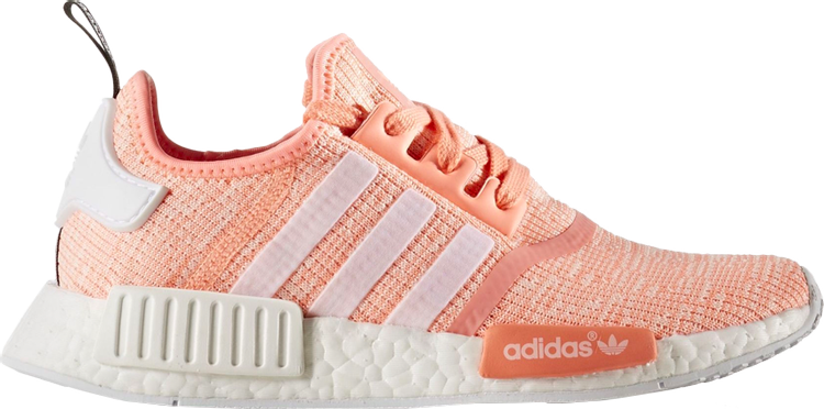 נעלי סניקרס Wmns NMD_R1 'Sun Glow' של המותג אדידס בצבע כתום עשויות 