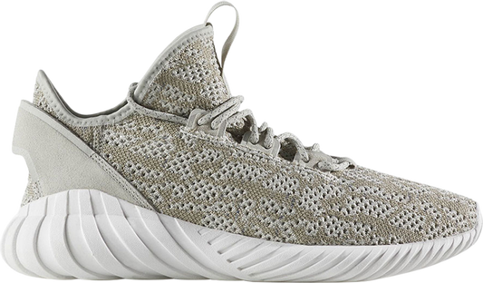 נעלי סניקרס Tubular Doom Sock Primeknit 'Sesame' של המותג אדידס בצבע שָׁזוּף עשויות 