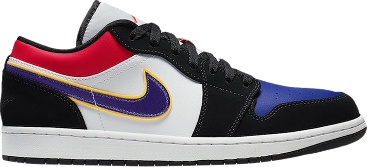 נעלי סניקרס Air Jordan 1 Low 'Rivals' של המותג נייקי בצבע צבעוני עשויות עוֹר
