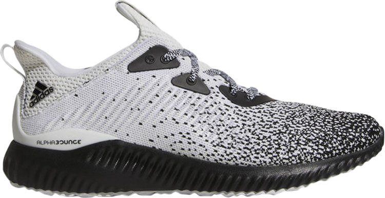 נעלי סניקרס Alphabounce CK 'Core Black' של המותג אדידס בצבע שָׁחוֹר עשויות 