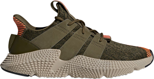 נעלי סניקרס Prophere 'Trace Olive' של המותג אדידס בצבע ירוק עשויות 