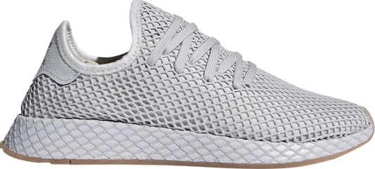 נעלי סניקרס Deerupt 'Light Grey' של המותג אדידס בצבע אפור עשויות 