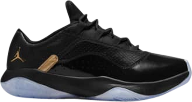 נעלי סניקרס Air Jordan 11 CMFT Low GS 'DMP' של המותג נייקי בצבע שָׁחוֹר עשויות עוֹר