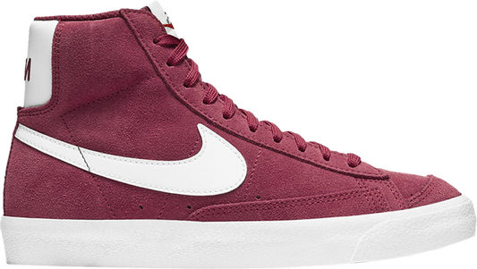 נעלי סניקרס Blazer Mid '77 Suede GS 'Team Red' של המותג נייקי בצבע אָדוֹם עשויות עור (זמש)