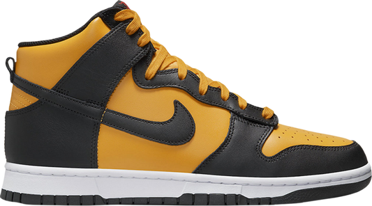 נעלי סניקרס Dunk High Retro 'Bruce Lee' של המותג נייקי בצבע צהוב עשויות עוֹר