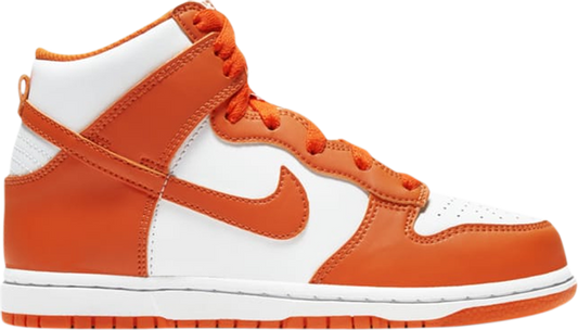 נעלי סניקרס Dunk High SP PS 'Syracuse' 2021 של המותג נייקי בצבע כתום עשויות עוֹר