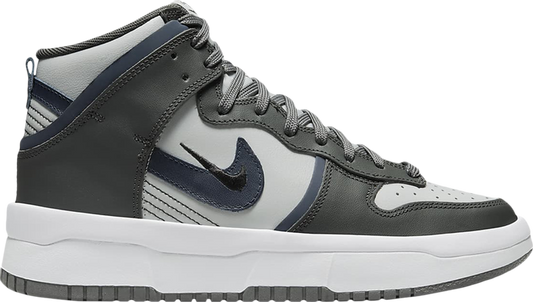 נעלי סניקרס Wmns Dunk High Up 'Iron Grey' של המותג נייקי בצבע אפור עשויות עוֹר