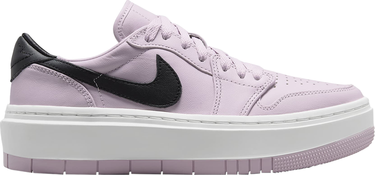 נעלי סניקרס Wmns Air Jordan 1 Low Elevate 'Iced Lilac' של המותג נייקי בצבע סָגוֹל עשויות עוֹר