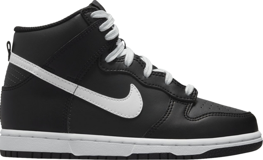 נעלי סניקרס Dunk High PS 'Anthracite White' של המותג נייקי בצבע שָׁחוֹר עשויות עוֹר