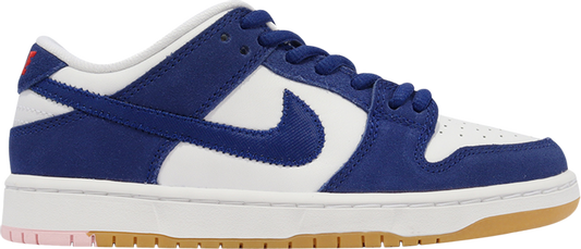 נעלי סניקרס Dunk Low SB PS 'Los Angeles Dodgers' של המותג נייקי בצבע כְּחוֹל עשויות עור (זמש)