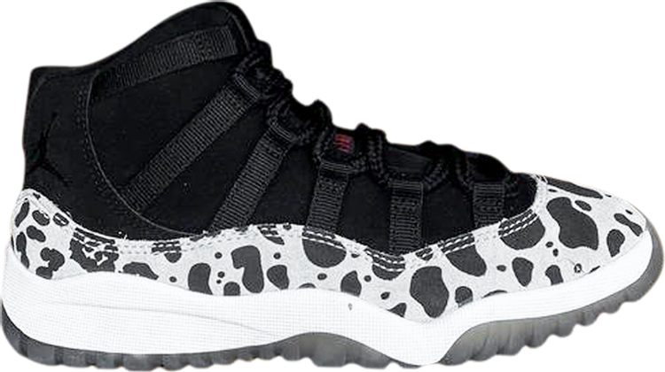 נעלי סניקרס Air Jordan 11 Retro PS 'Animal Instinct' של המותג נייקי בצבע שָׁחוֹר עשויות עור (זמש)