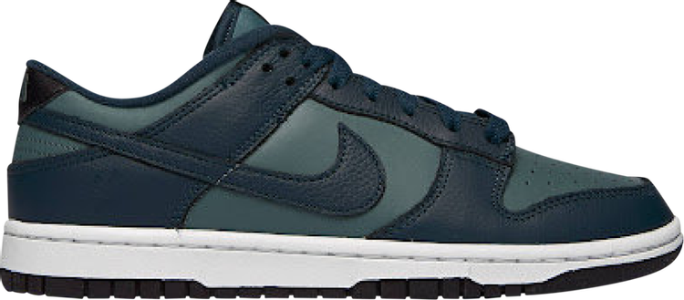 נעלי סניקרס Dunk Low Premium 'Armory Navy' של המותג נייקי בצבע כְּחוֹל עשויות עוֹר