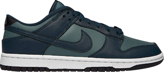 נעלי סניקרס Dunk Low Premium 'Armory Navy' של המותג נייקי בצבע כְּחוֹל עשויות עוֹר