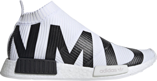 נעלי סניקרס NMD_CS1 Primeknit 'NMD Print - White' של המותג אדידס בצבע לבן עשויות 