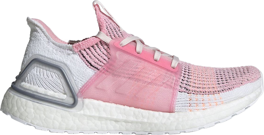 נעלי סניקרס Wmns UltraBoost 19 'True Pink' של המותג אדידס בצבע וָרוֹד עשויות ניילון פוליאסטר Primeknit 360