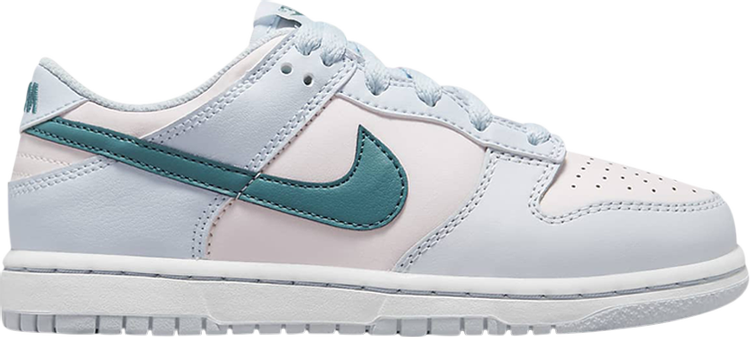 נעלי סניקרס Dunk Low PS 'Mineral Teal' של המותג נייקי בצבע אפור עשויות עוֹר