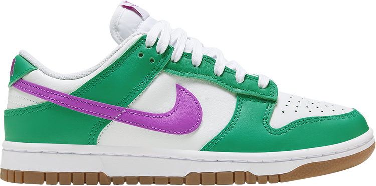 נעלי סניקרס Wmns Dunk Low 'Joker' של המותג נייקי בצבע לבן עשויות עוֹר