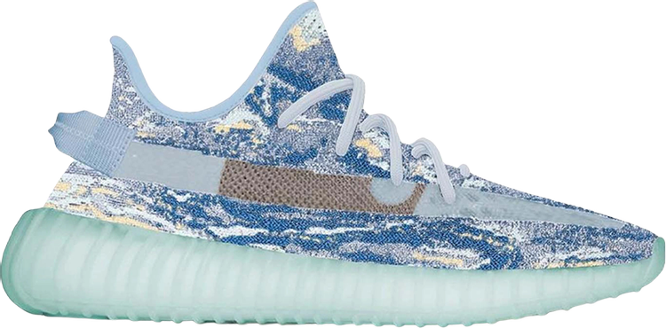 נעלי סניקרס Yeezy Boost 350 V2 'MX Frost Blue' של המותג אדידס בצבע כְּחוֹל עשויות ניילון פוליאסטר Primeknit