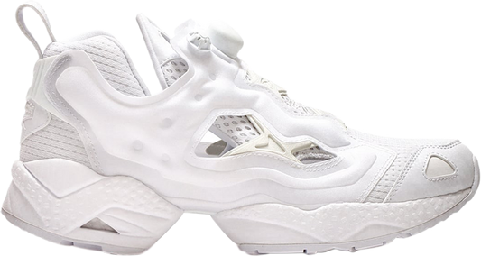 נעלי סניקרס InstaPump Fury 95 'White' של המותג ריבוק בצבע לבן עשויות סינתטי