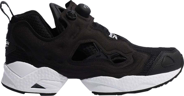 נעלי סניקרס InstaPump Fury 95 'Core Black' של המותג ריבוק בצבע שָׁחוֹר עשויות סינתטי