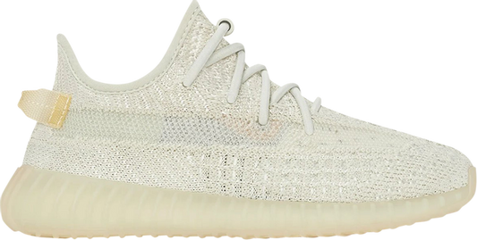 נעלי סניקרס Yeezy Boost 350 V2 Kids 'Light' של המותג אדידס בצבע לבן עשויות ניילון פוליאסטר Primeknit